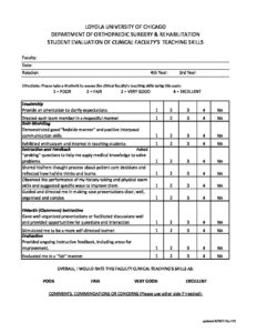 Student-Evaluation-of-Clinical-Faculty - ARCOS