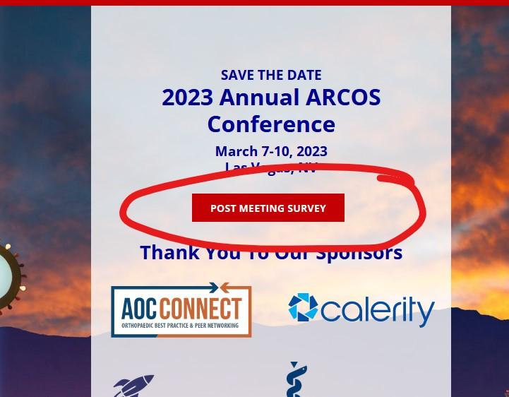 ARCOS Home Page - Survey